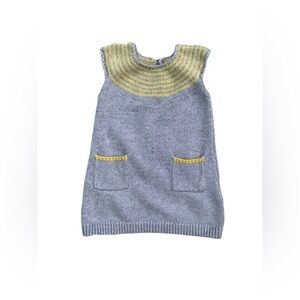 Mini Boden Size 6-12 Months Wool Blend Knit Sweater Dress